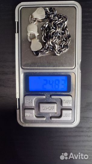 Мужской браслет цепь серебро