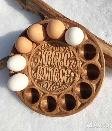 Тарелочка пасхальная “Христос Воскресе»