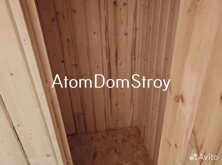 Вагончик бытовка строительная с установкой