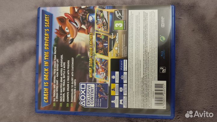 Диски для ps4 Crash Team Racing