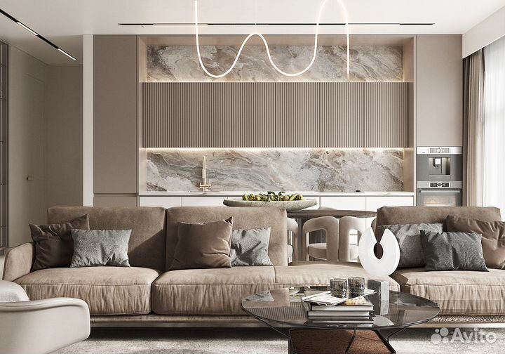 Дизайн интерьера, лофт / минимализм / неоклассика