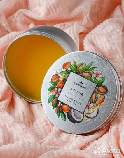 L'Adeleide Баттер для тела натуральный, Аргана