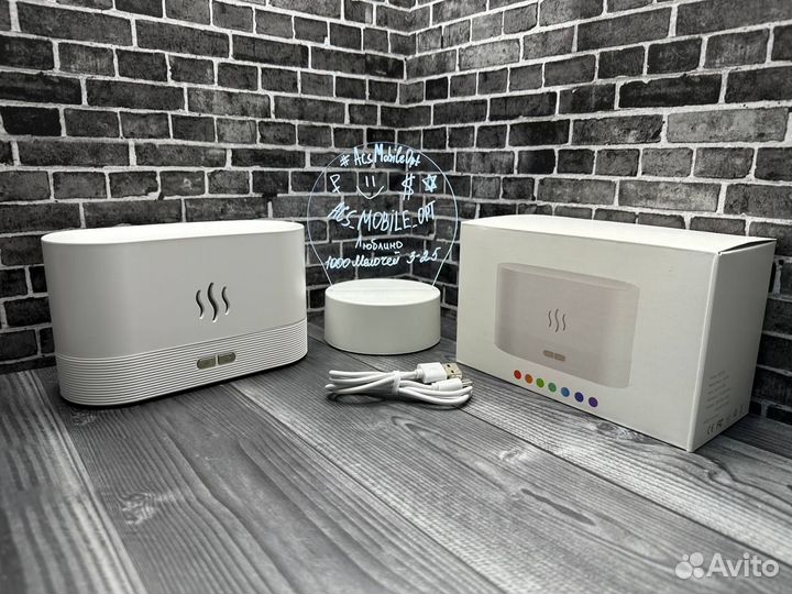 Увлажнитель воздуха черный белый Оптом