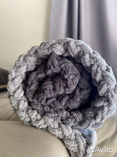 Плед детский вязаный ручная работа