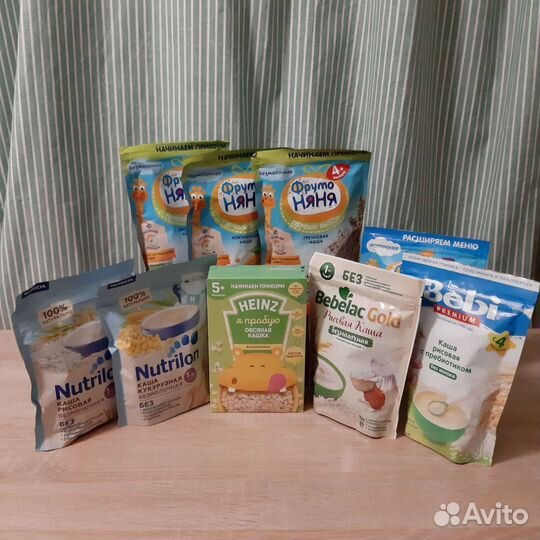 Детские каши безмолочные