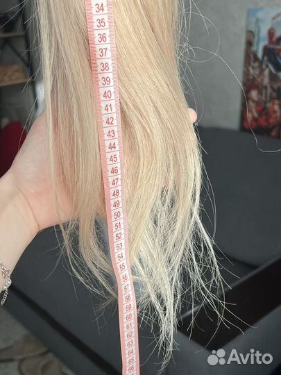 Волосы для наращивания 60 см бу