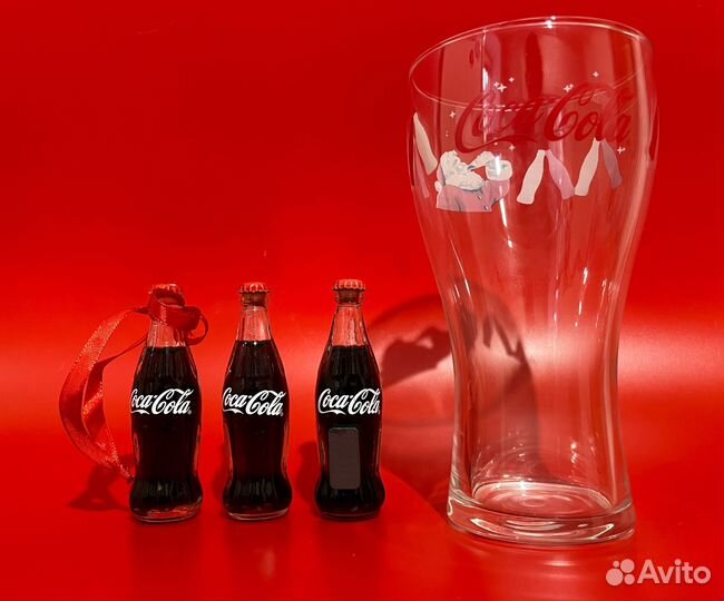 Набор 3 мини бутылочки Кока-кола Coca-Cola