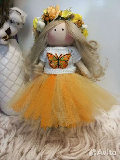 Интерьерная кукла ручной работы