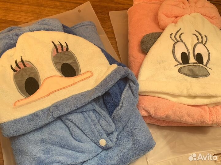 Детское полотенце халат панчо