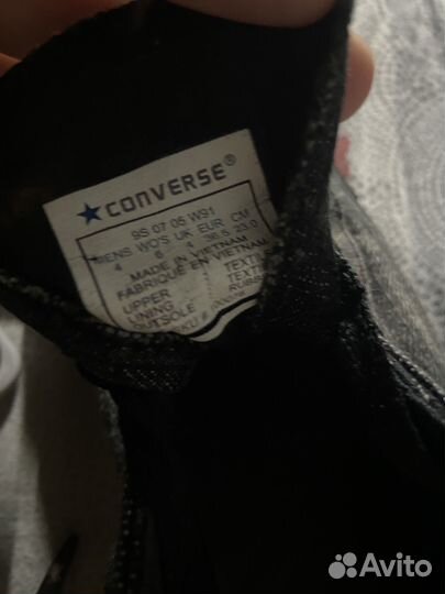 Кеды converse низкие