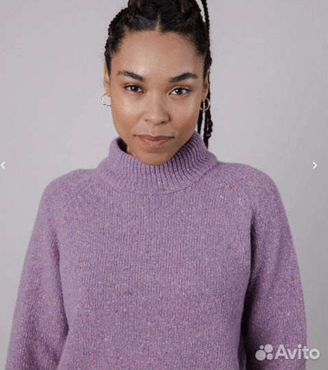 Свитер из твидовой шерсти