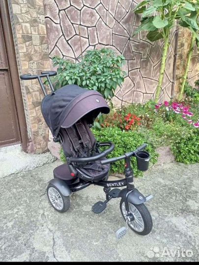 Детский велосипед с родительской ручкой