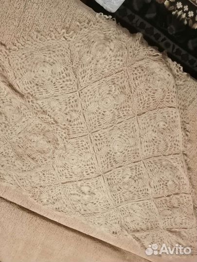 Пуховый платок паутинка