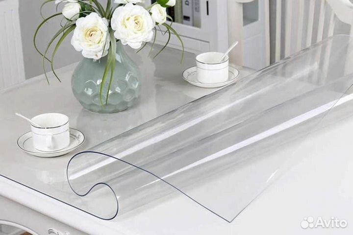 Жидкое/гибкое /мягкое стекло на стол