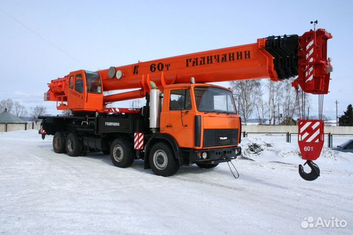 Аренда и услуги автокрана, 25 т, 33 м, с гуськом 8.2 м