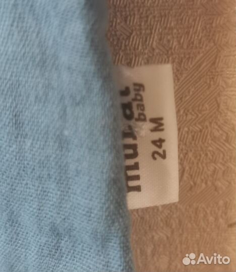 Муслиновая рубашка детская 86