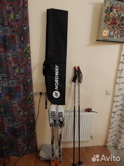 Лыжи беговые Nordway 205 см комплект