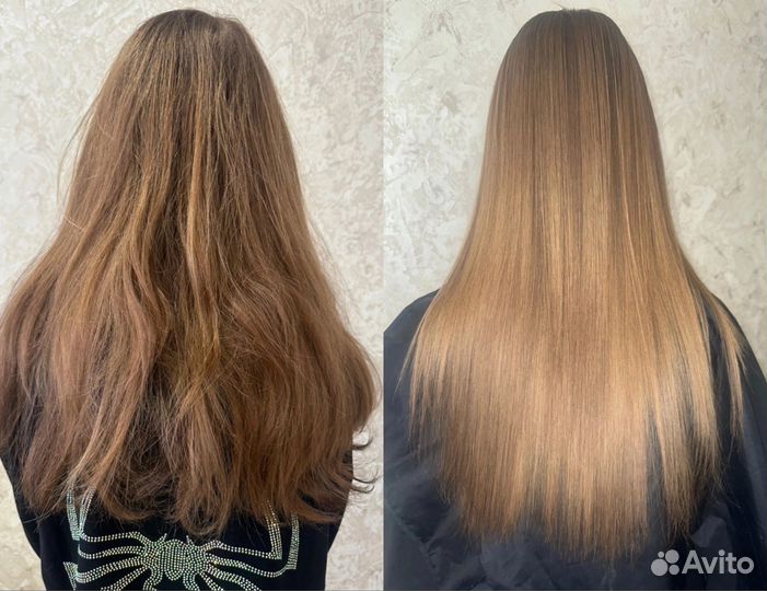 Кератиновое выпрямление волос,ботокс,нанопластика