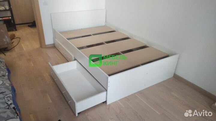 Кровать 120х200 с ящиками