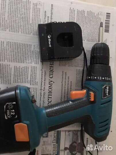 Аккумуляторная дрель