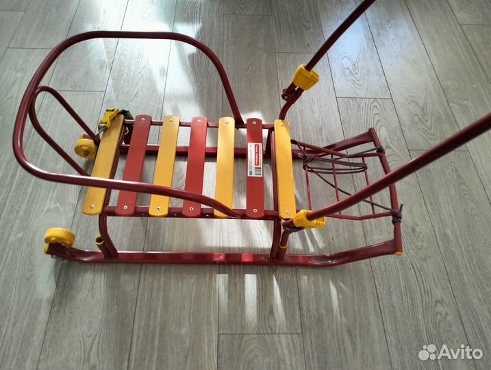 Детские санки с колесами