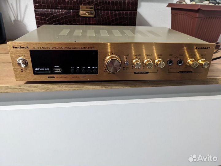 Новый ресивер sunbuck av-608bt 5.1