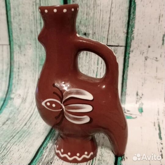 Кувшин керамический Птичка СССР керамика