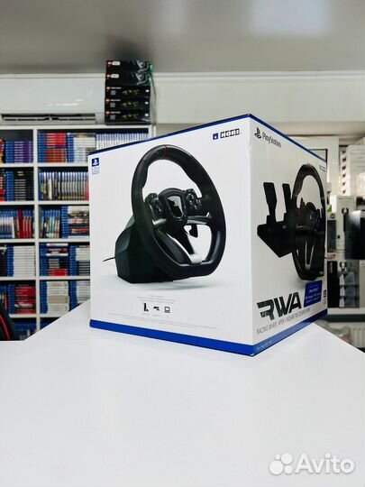 Руль Hori Racing Wheel apex для PS5/PS4