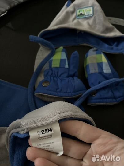 Комплект шапка шарф и варежки