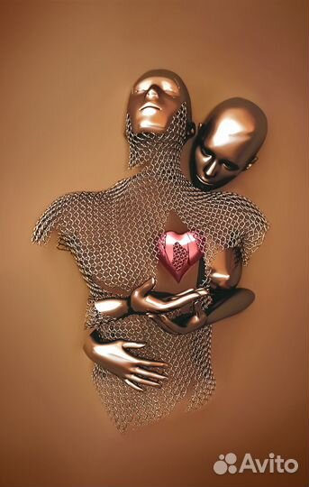 Картина «Серебряный плен» 50х70см