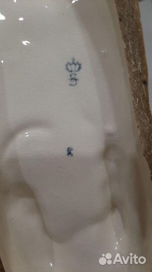 Фарфоровая статуэтка леопард Sitzendorf