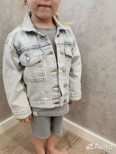 Джинсовая куртка zara для девочки