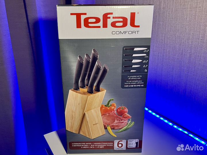 Набор кухонных ножей с подставкой Tafal