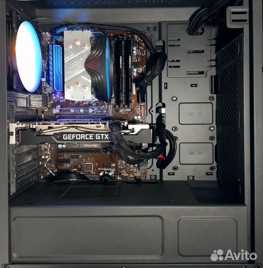 Игровой пк I7 6700K/16GB/GTX1660 Ti/SSD+HDD