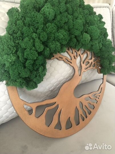 Панно из стабилизированного мха