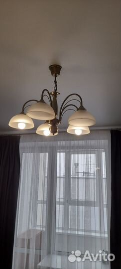 Люстра потолочная бу
