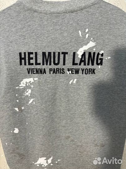 Helmut Lang Paint Splatter Футболка Оригинал