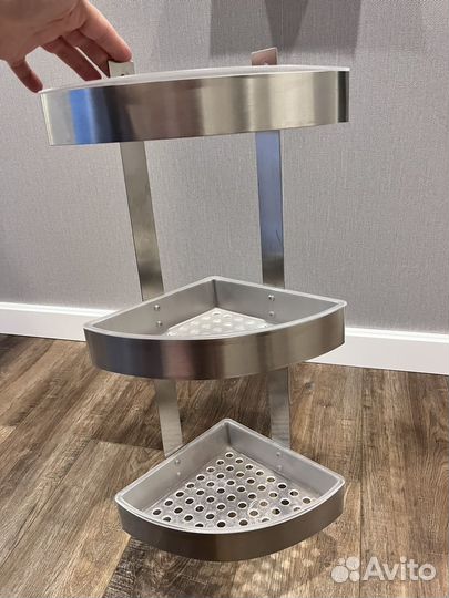 Полка угловая Икеа в ванную