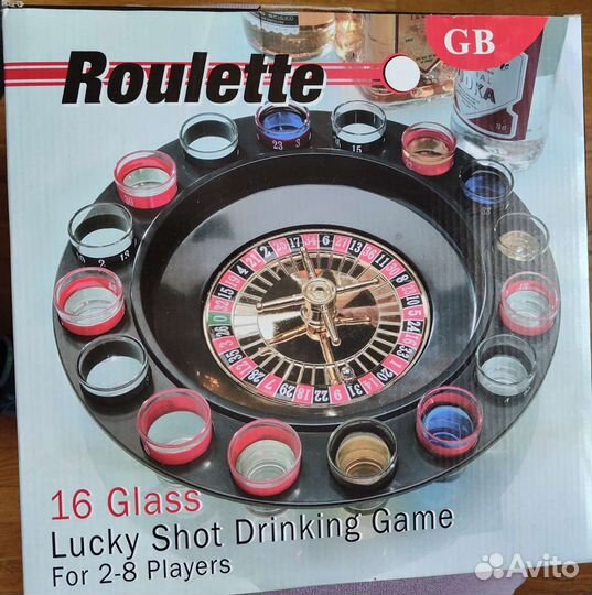 Рулетка с рюмками новая