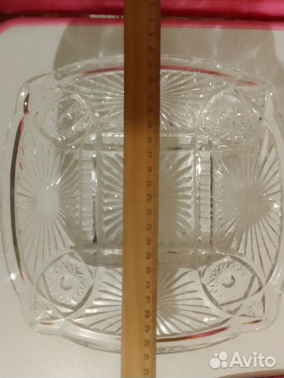 Конфеница/салатник хрусталь СССР