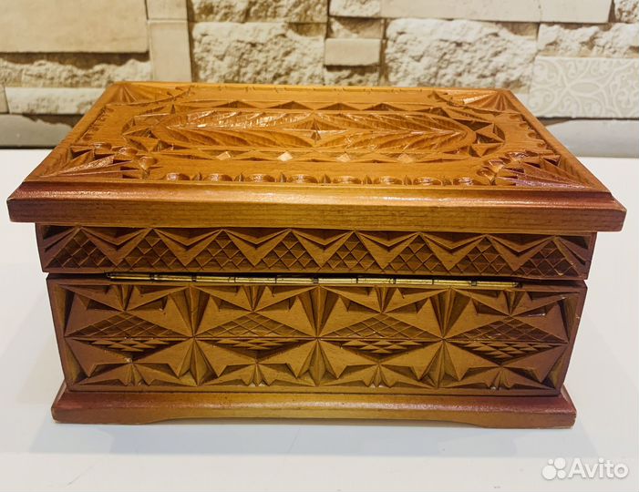 Шкатулка деревянная СССР