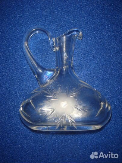 Соусник Германия хрусталь граненый