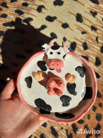 Тарелки из глины