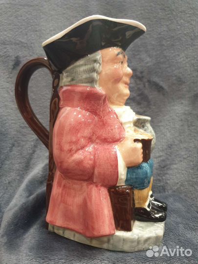 Антикварный кувшин toby JUG Англия керамика
