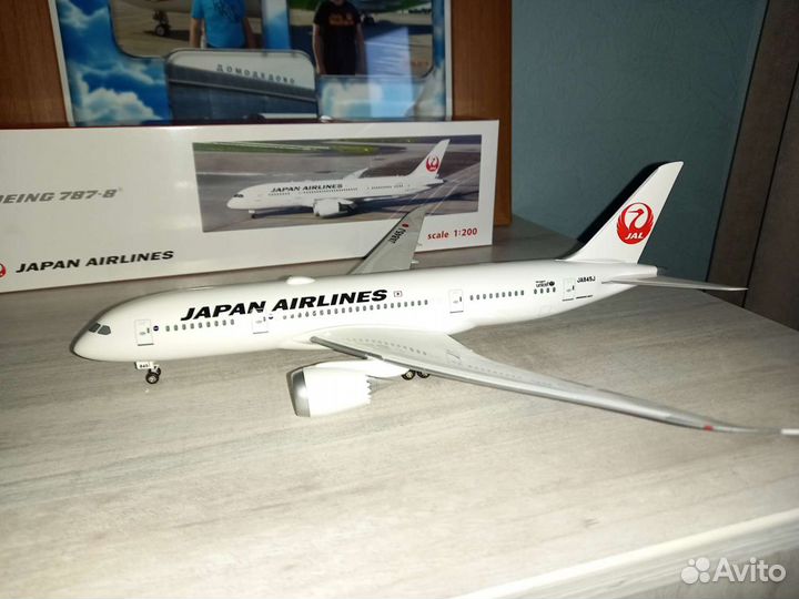 Модель самолета boeing 787-8