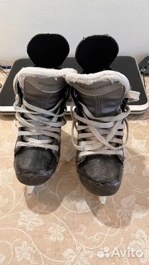 Детские хоккейные коньки bauer vapor