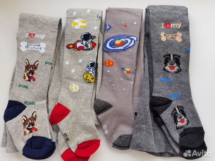 Колготки и носки новые 1-2 года