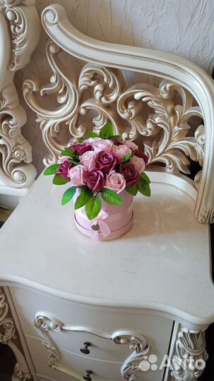 Букет из мыльных роз