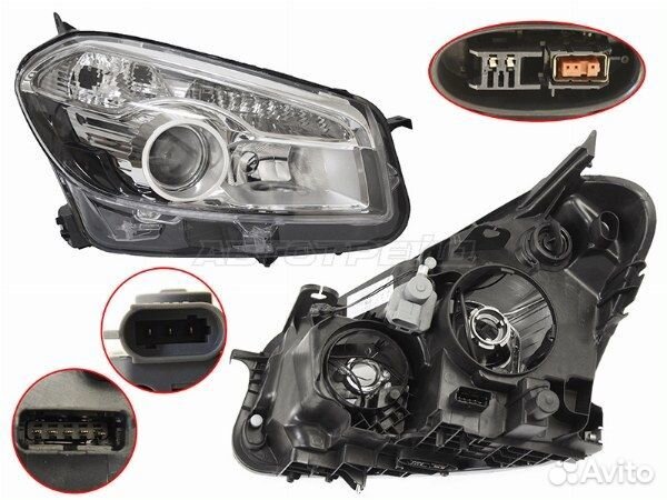 Фара nissan qashqai/dualis 06-14