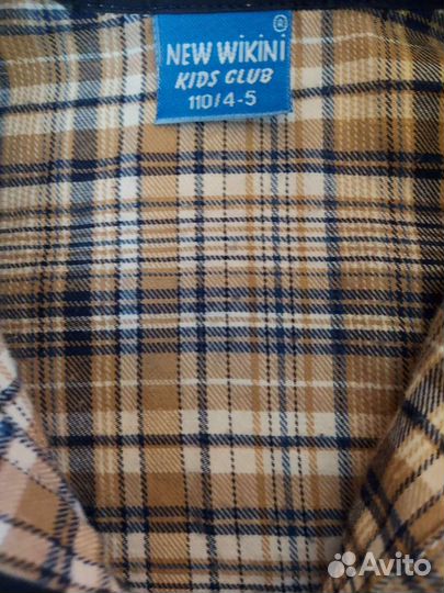 Рубашки 4-5лет